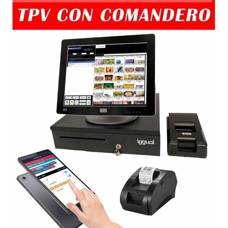 Kit Comandero Super Resistente POSADVANCE PREMIUM - Tienda online de TPV y  Cajas Registradoras